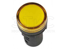 Лампа AD22DS LED матрица 22мм желтый 12В Лампа AD22DS LED матрица 22мм желтый 12В